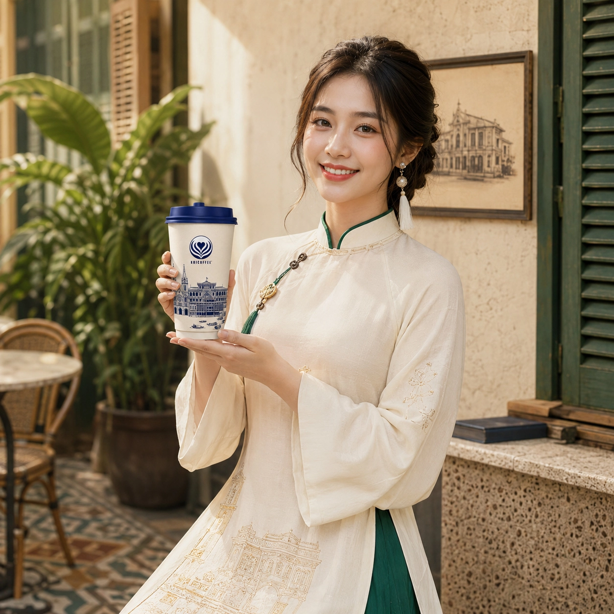 Không gian cửa hàng KAI Coffee